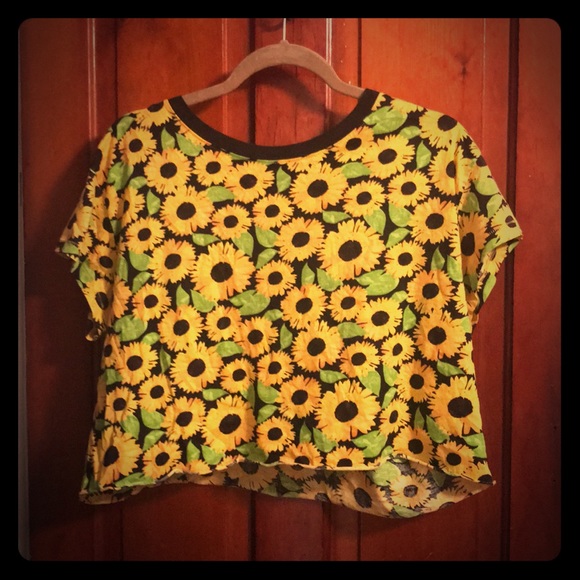 Sunflower crop top - Picture 1 of 1